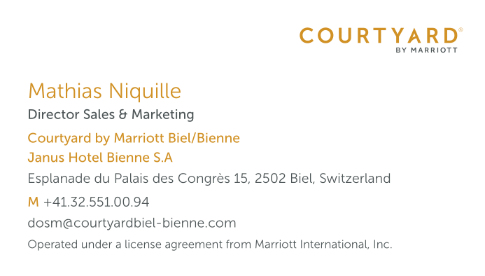 Niquille Mathias Diretor Marketing