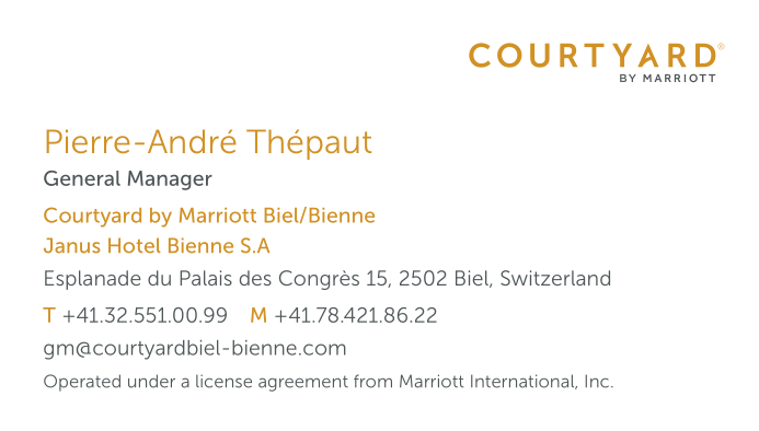 Thepaut Pierre Andre Gm General Manager Director