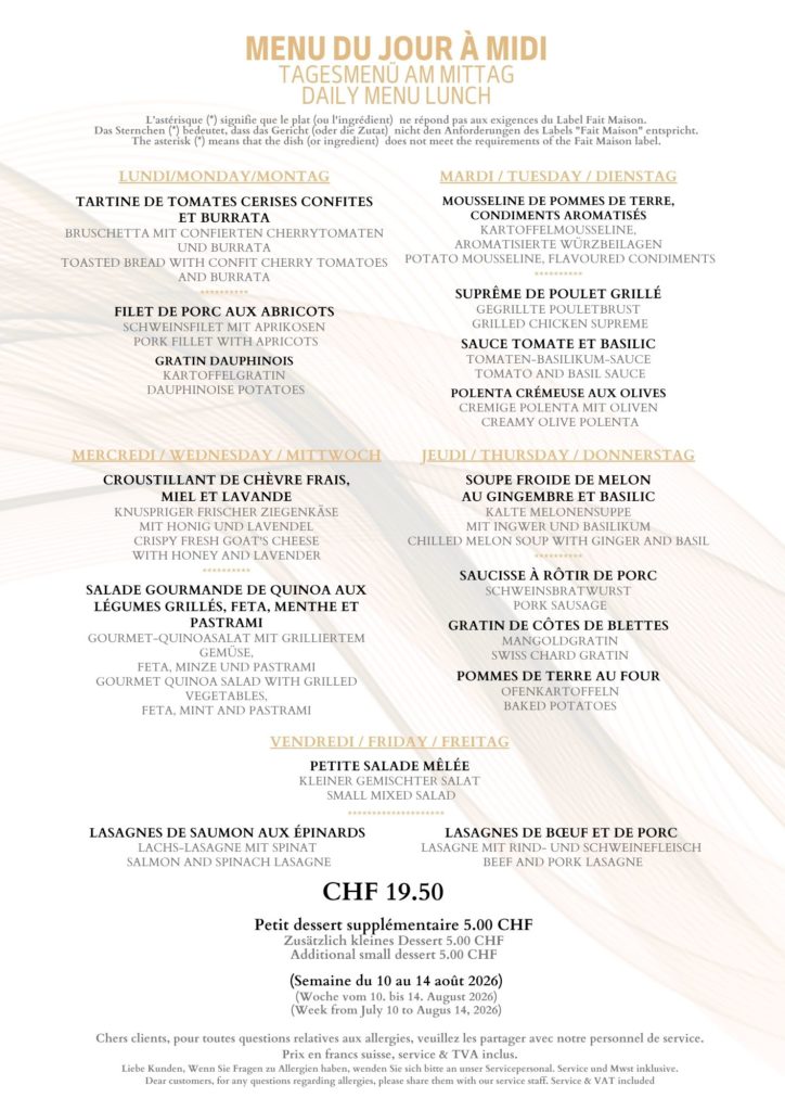 Menu Midi 10 14.08