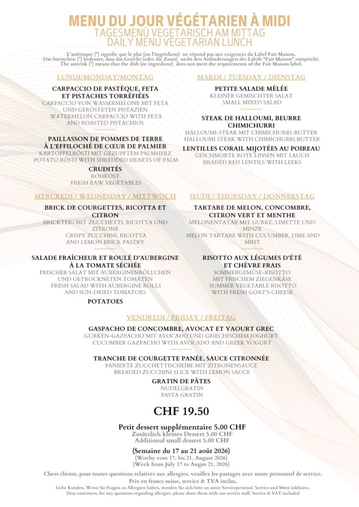 Menu Vg Du 17 Au 21