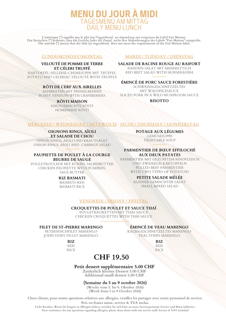 Menu Midi